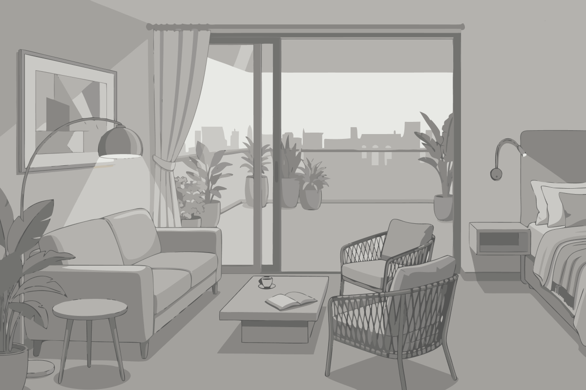 Elite Familienzimmer mit Poolblick
